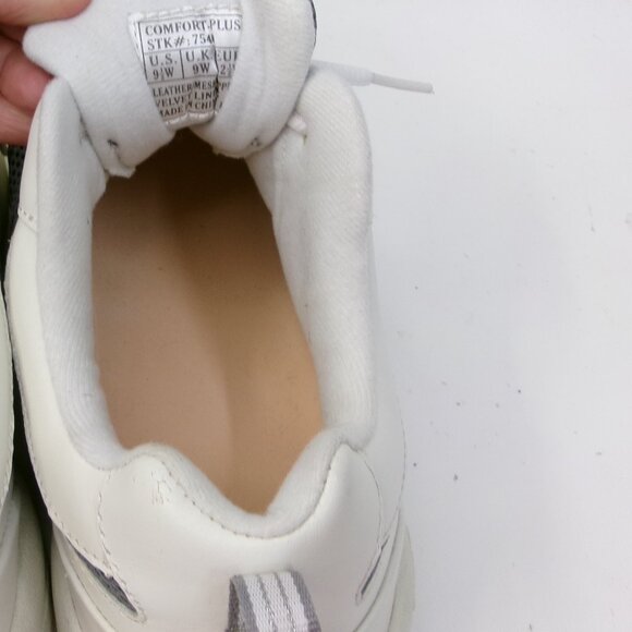Dr Comfort Men's Comfort Plus White & Gray Athletic Shoes‎ 9.5 Wide 7540 - Picture 5 of 6